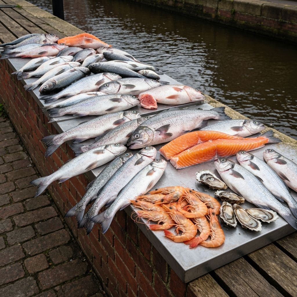 Fish and seafood regional eating